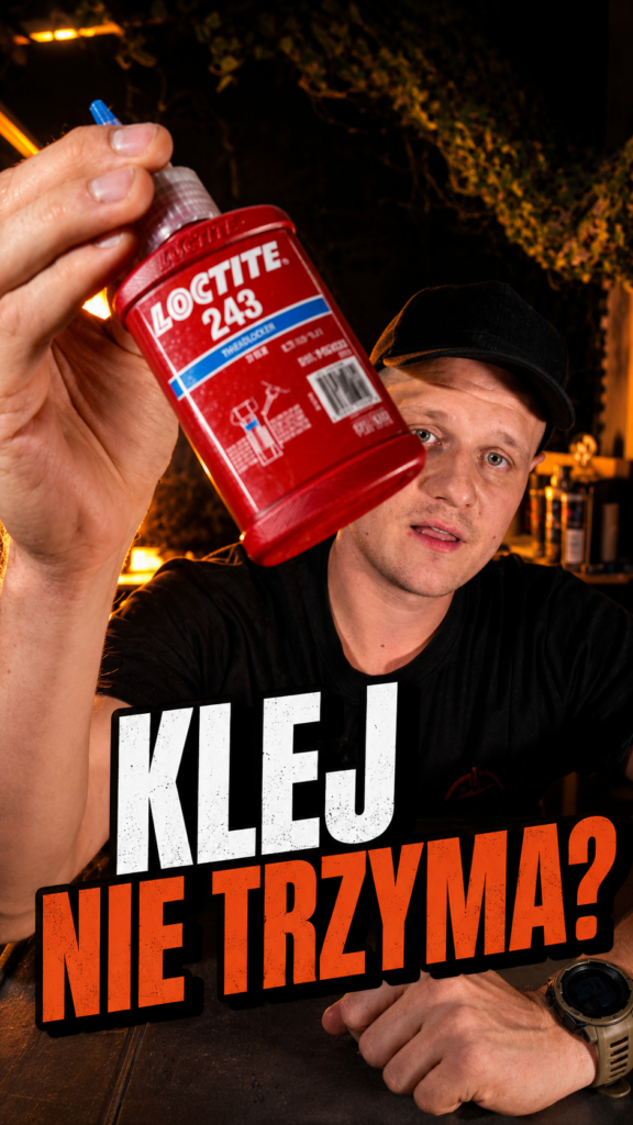Klej anaerobowy do gwintów Loctite używany przy montażu broni